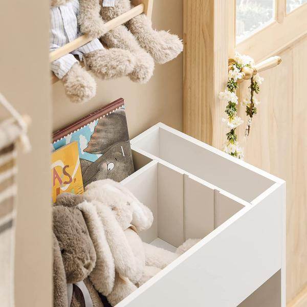 Kinderregal | Aufbewahrungsregal Für Kinder | Spielzeugregal Weiss - Palo24
