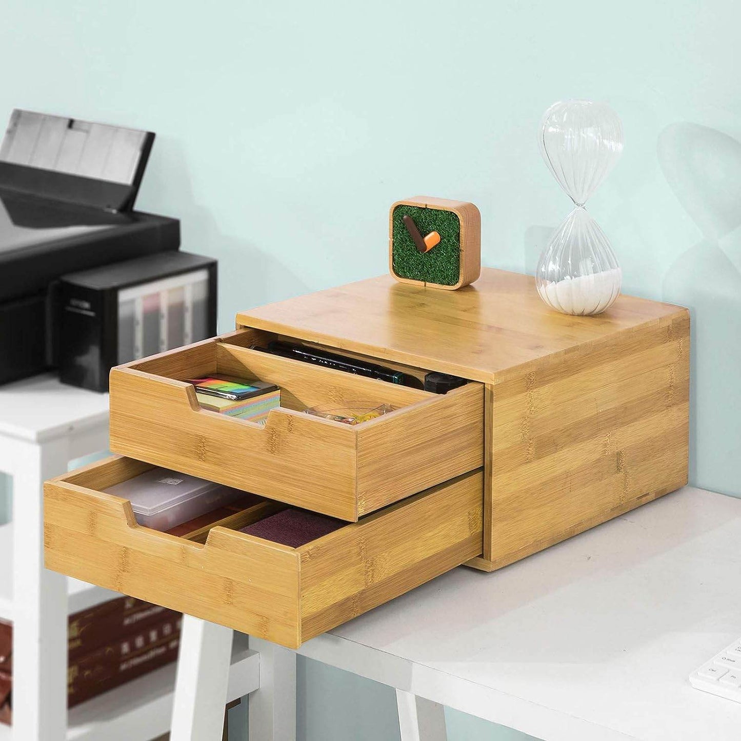 Kaffeekapsel Box | Aufbewahrungsbox | Schubladenbox Bambus | FRG82-N - Palo24