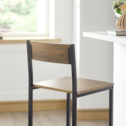 Barstühle 2er set | Tresenhocker | Sitzhöhe 67cm | Metall | FST53-XLX2 - Palo24