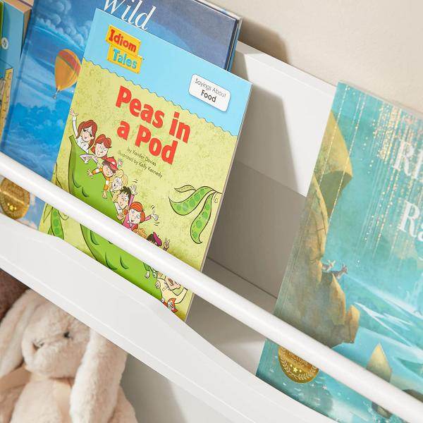 Kinderbücherregal | Spielzeugregal | Aufbewahrungsregal Für Kinder | Weiss - Palo24