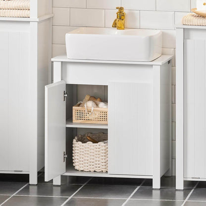 Waschbeckenunterschrank | Badschrank | Waschtisch | Weiss BZR101-W - Palo24