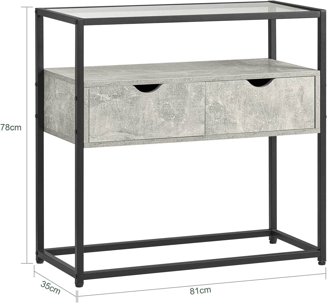 Beistelltisch | Sideboard | Flurtisch | Konsolentisch Hellgrau | FSB54-HG - Palo24