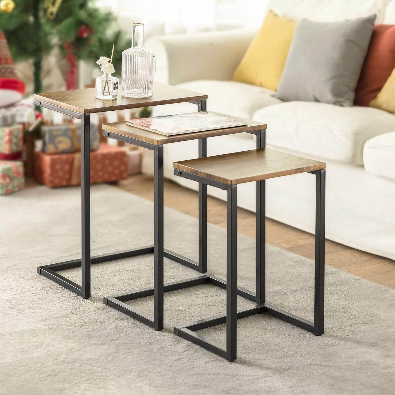3er Set Beistelltische | Sofatisch | Couchtisch | FBT102-F - Palo24