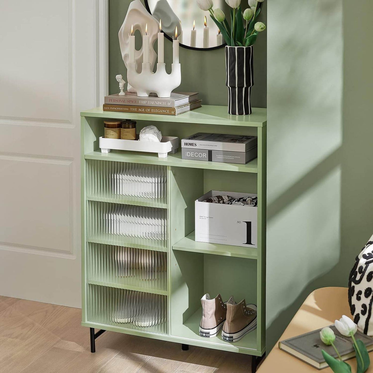 Aufbewahrungsschrank | Sideboard | Flurschrank | Kommode | FSB61-GR - Palo24