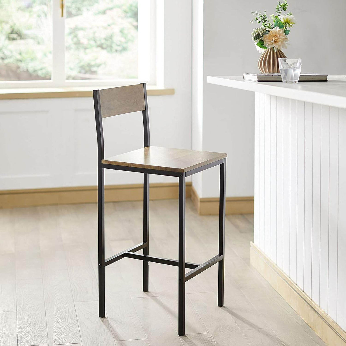 Barstühle 2er set | Tresenhocker | Sitzhöhe 67cm | Metall | FST53-XLX2 - Palo24