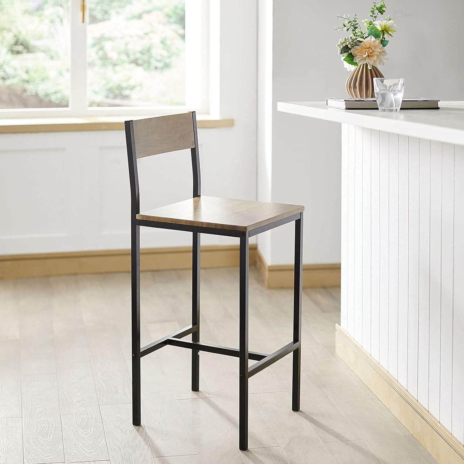 Barstühle 2er set | Tresenhocker | Sitzhöhe 67cm | Metall | FST53-XLX2 - Palo24