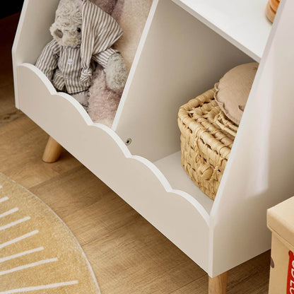 Kinderbücherregal | Aufbewahrungsregal | Montessori Regal | Weiss - Palo24