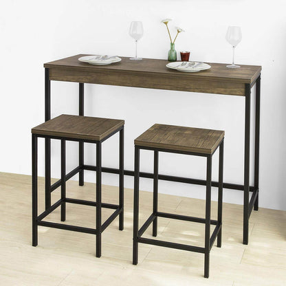 Bartisch mit 2 Hockern | Bartisch set | 3-teilig | OGT30-N - Palo24