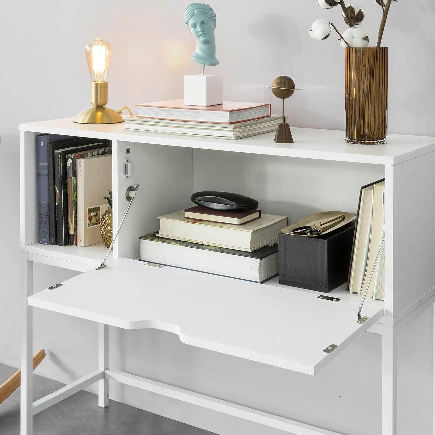 Konsolentisch | Sideboard mit 1 Klappe | Flurtisch Weiss FSB21-W - Palo24