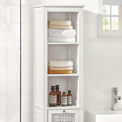 Bad Hochschrank | Badschrank | Badregal Weiss BZR36-W - Palo24