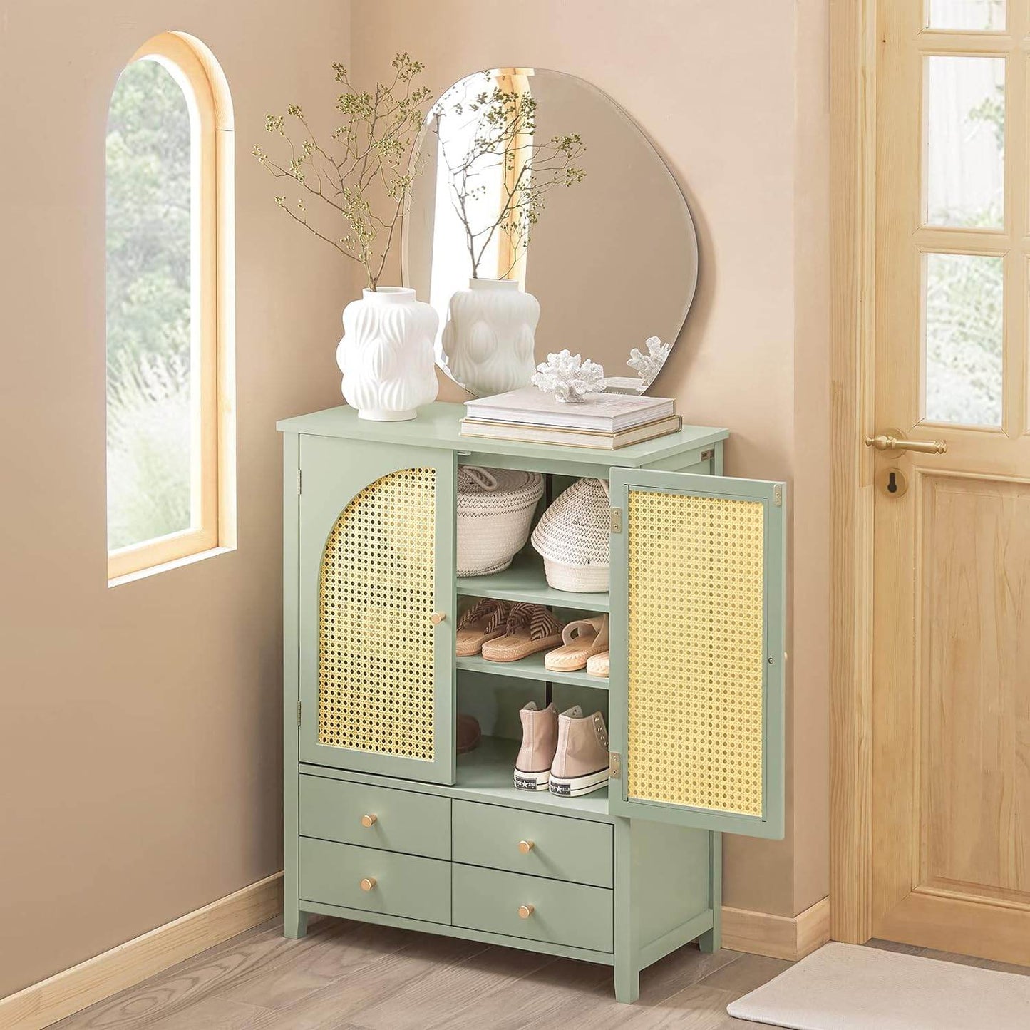 Schuhschrank | Sideboard | Flurschrank | Kommode | FSB72-GR - Palo24