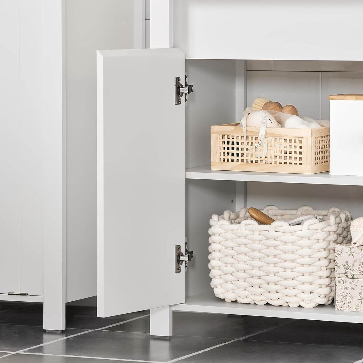 Waschbeckenunterschrank | Badschrank | Waschtisch | Weiss BZR101-W - Palo24