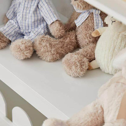Kinderregal | 2-Teilig Aufbewahrungsregal Für Kinder | Bücherregal | Weiss - Palo24