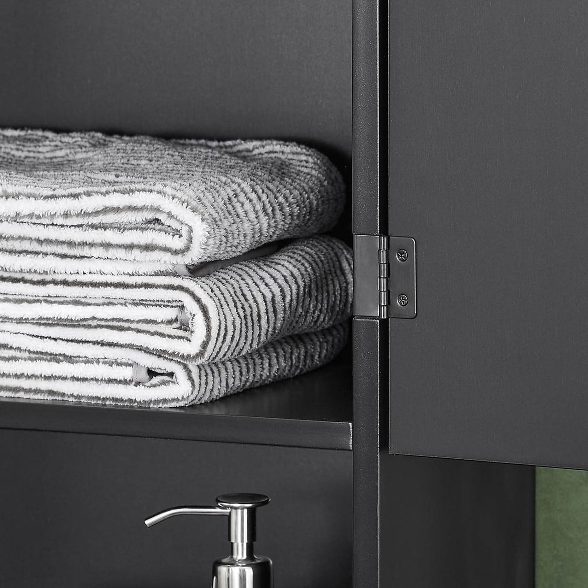 Hängeschrank Bad | Wandschrank | Medizinschrank | Schwarz | BZR25-SCH - Palo24