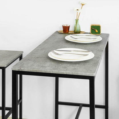 Bartisch mit 4 Hockern | Bartisch set | 5-teilig | OGT14 - Palo24