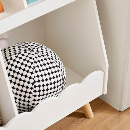 Kinderbücherregal | Aufbewahrungsregal | Montessori Regal | Weiss - Palo24