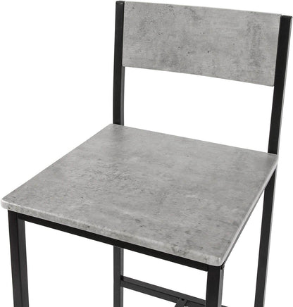 Barstühle 2er set | Tresenhocker | Sitzhöhe 67cm | Metall | FST53-HGx2 - Palo24
