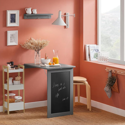 Wandtisch mit Tafel | Klapptisch | Esstisch | Memoboard | Hellgrau | FWT20-HG - Palo24