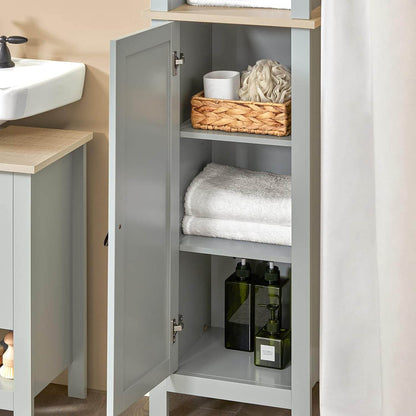 Bad Hochschrank | Badschrank | Badregal | Badezimmerschrank | BZR68-HG - Palo24