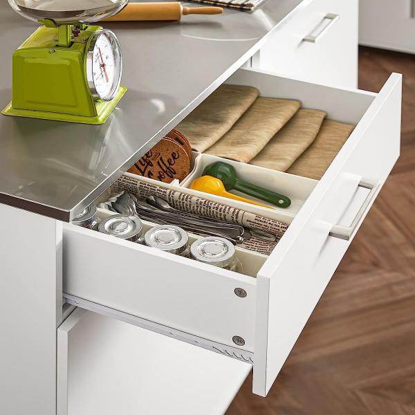 Küchenschrank Weiss | Küchenwagen | Kücheninsel | Servierwagen - Palo24