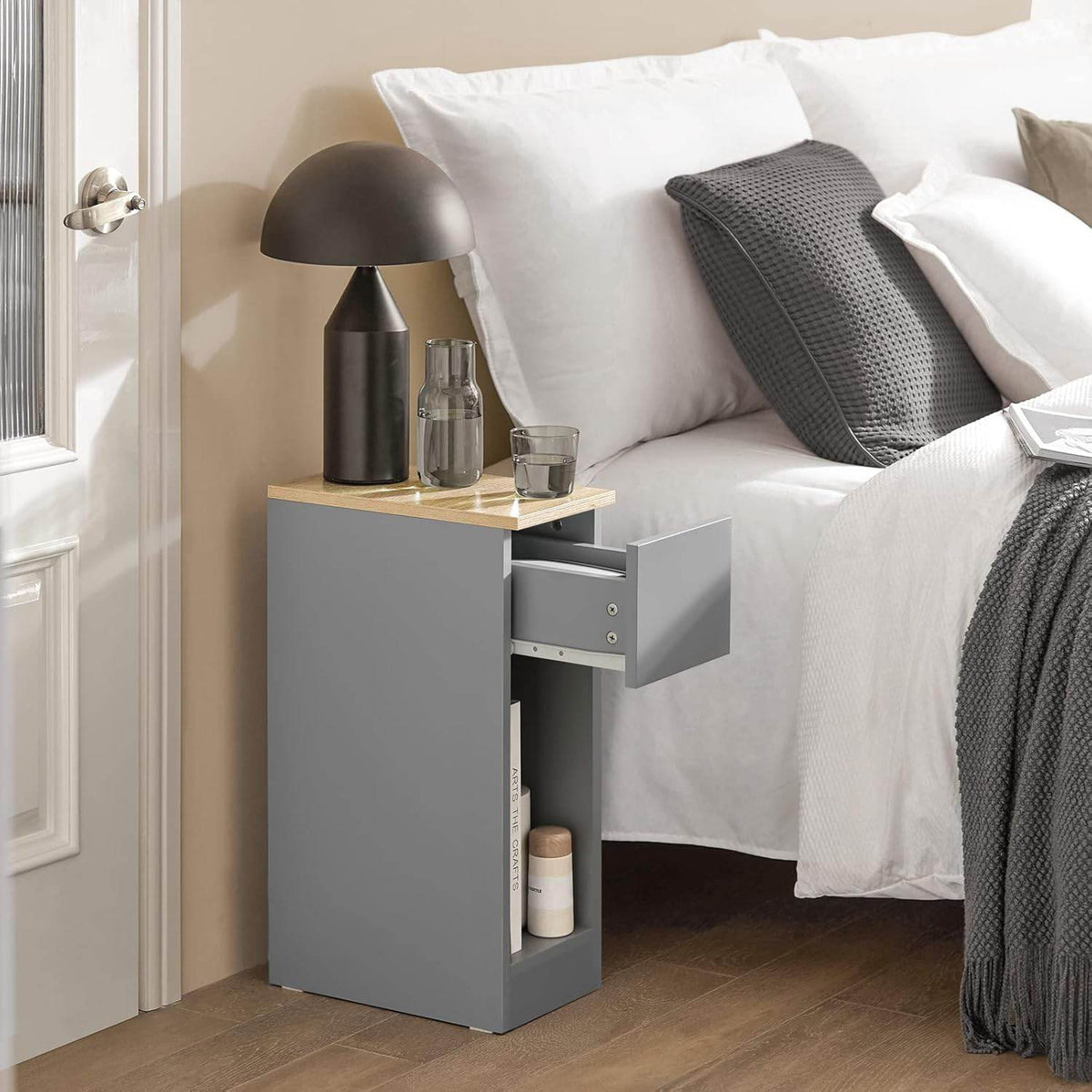 Nachttisch mit Schublade | Couchtisch | Sofatisch | Beistelltisch | FBT111-HG - Palo24