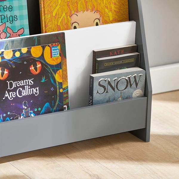 Kinderbücherregal | Zeitungsständer | Aufbewahrungsregal Für Kinder | KMB32-HG - Palo24