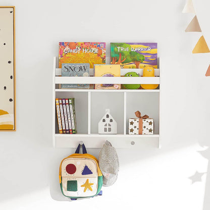 Kinder Bücherregal | Wandregal für Kinder | Aufbewahrungsregal | KMB46-W - Palo24