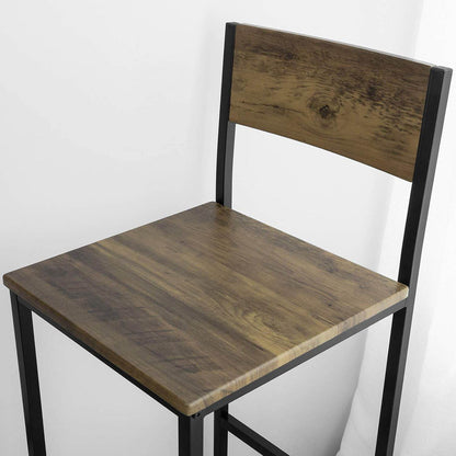 Bartisch mit 2 Barhocker | Bartisch set | 3-teilig | OGT27-N - Palo24