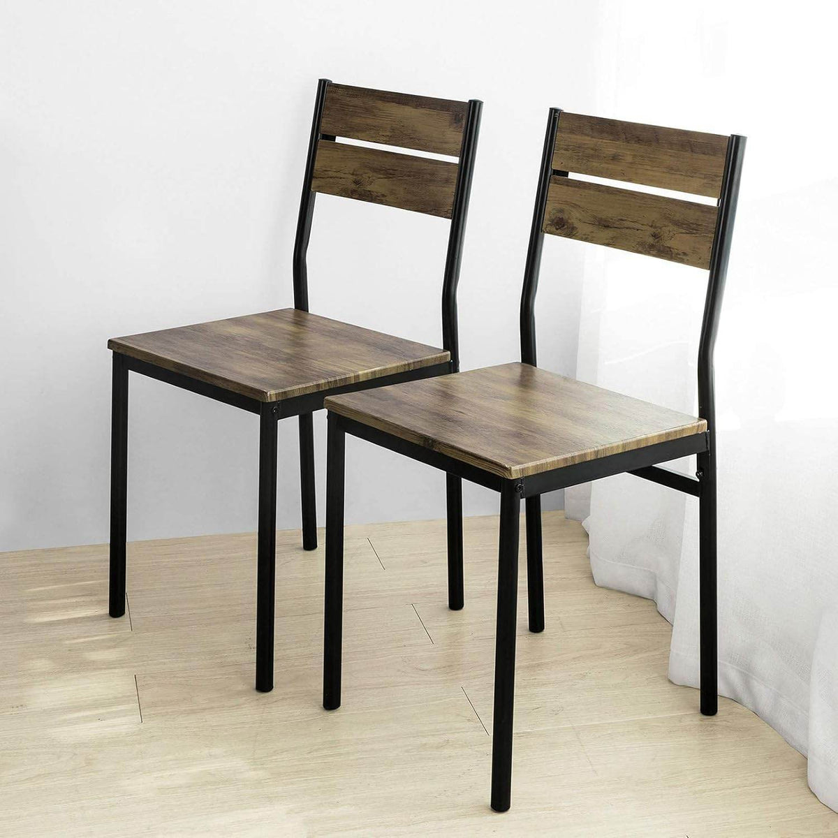 Esstisch mit 4 Stühlen | 5-teilig Essgruppe | Küchentisch | OGT28-N+FST72-Nx4 - Palo24