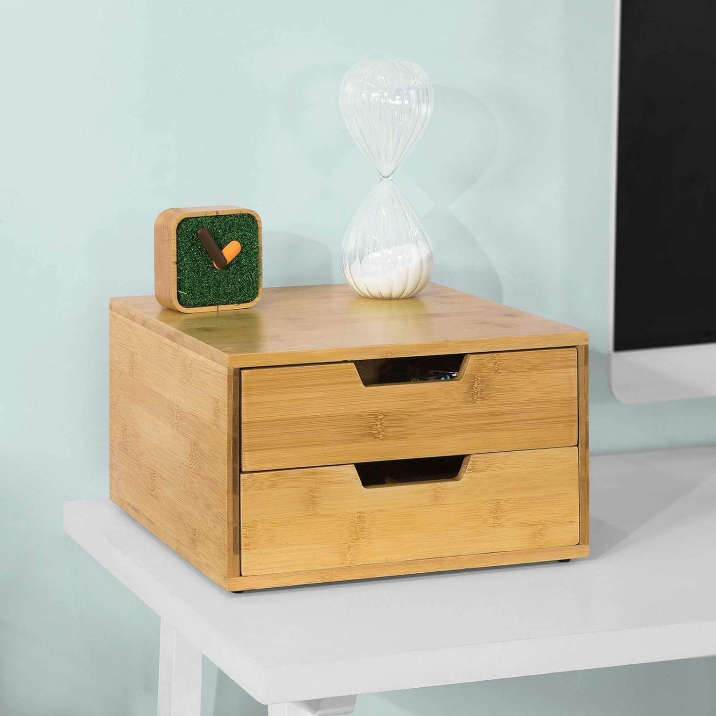 Kaffeekapsel Box | Aufbewahrungsbox | Schubladenbox Bambus | FRG82-N - Palo24
