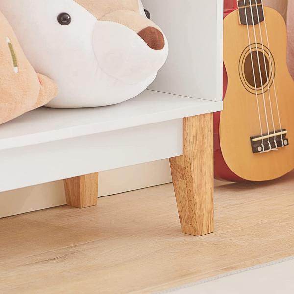 Kinderbücherregal | Aufbewahrungsregal Für Kinder | Weiss - Palo24