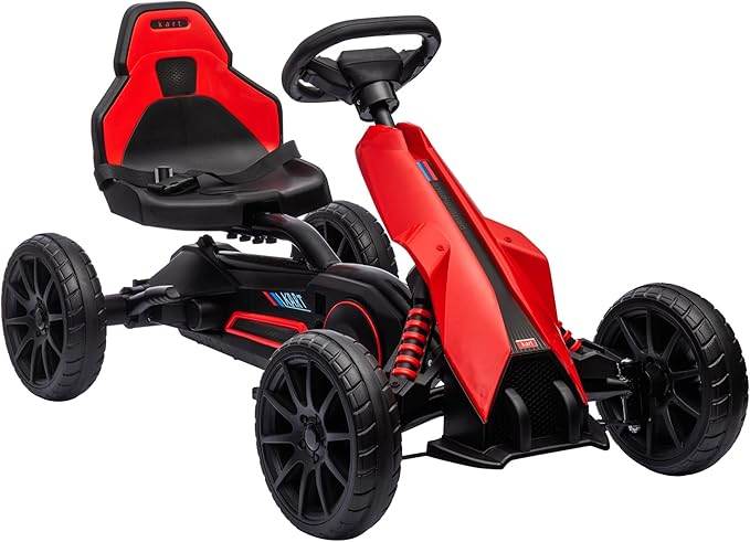 Go Kart Pedal Go Kart Rückwärts-uns Vorwärtsgang Rot +Schwarz - Palo24