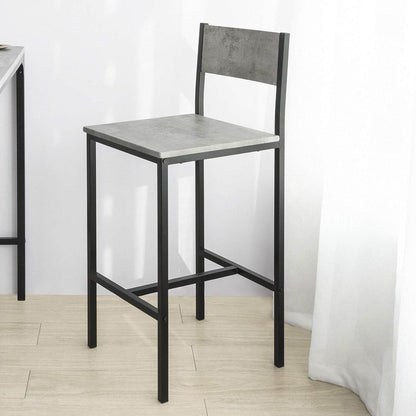 Barstühle 2er set | Tresenhocker | Sitzhöhe 67cm | Metall | FST53-HGx2 - Palo24