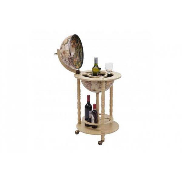 Globusbar Minibar Hausbar Weinregal, Weltkugel Ø 33cm rollbar - Palo24