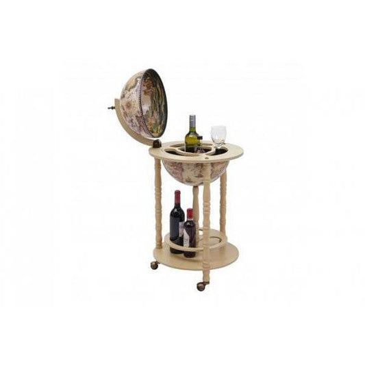 Globusbar Minibar Hausbar Weinregal, Weltkugel Ø 33cm rollbar - Palo24