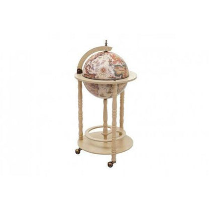 Globusbar Minibar Hausbar Weinregal, Weltkugel Ø 33cm rollbar - Palo24