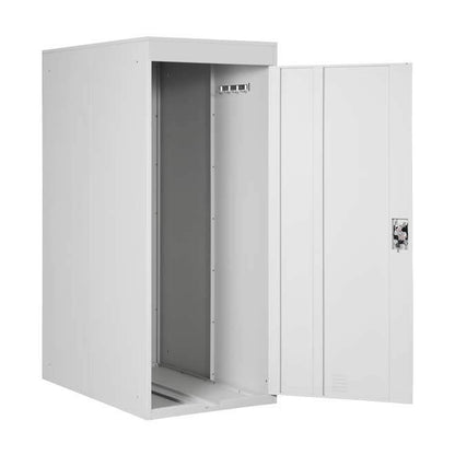 Fahrradgarage Fahrradrbox Metall ~ hellgrau - Palo24