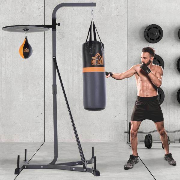 Boxsackhalterung Boxsackständer mit Punchingball 100 KG Belastbar Boxsack - Palo24