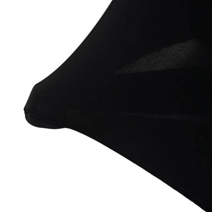 Stehtischhusse HWC-J30, Tischhusse Husse Bezug Überzug, Stretch Ø 60cm ~ schwarz - Palo24