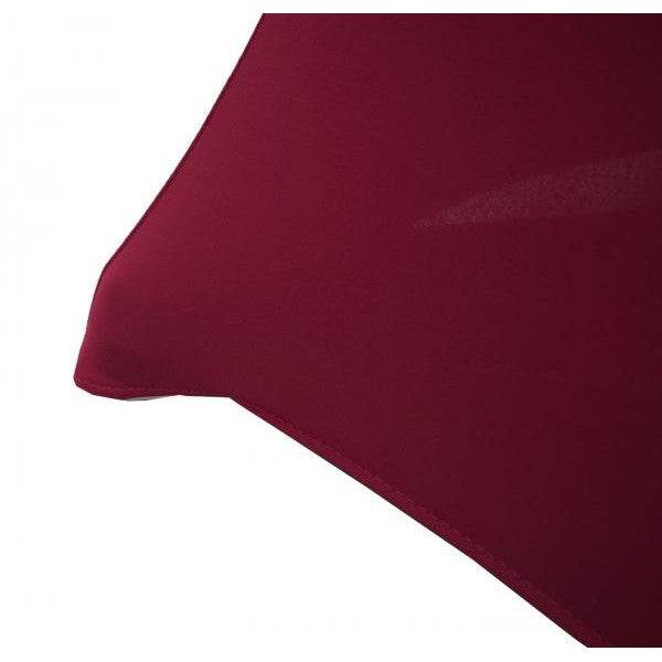 Stehtischhusse HWC-J30, Tischhusse Husse Bezug Stretch Ø 60cm ~ bordeaux-rot - Palo24