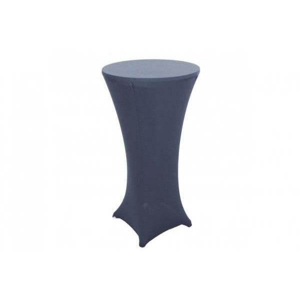 Stehtischhusse HWC-J30, Tischhusse Husse Bezug Überzug, Stretch Ø 60cm ~ anthrazit-grau - Palo24