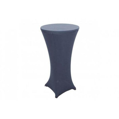 Stehtischhusse HWC-J30, Tischhusse Husse Bezug Überzug, Stretch Ø 60cm ~ anthrazit-grau - Palo24