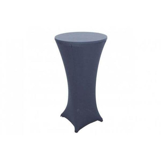 Stehtischhusse HWC-J30, Tischhusse Husse Bezug Überzug, Stretch Ø 60cm ~ anthrazit-grau - Palo24