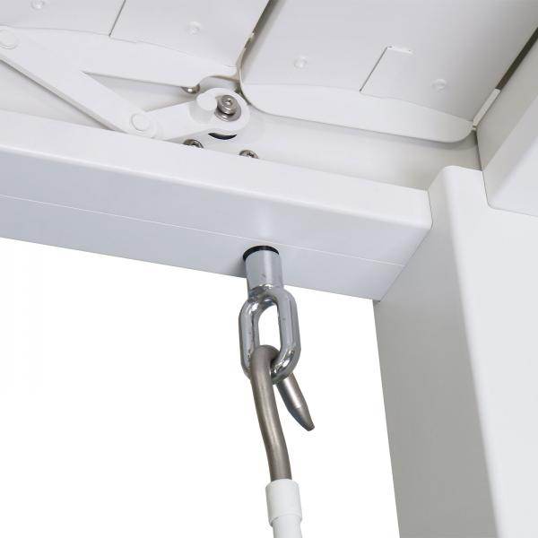 Pergola HWC-J32, Garten Lamellen-Pavillon, 11cm-Alu-Gestell 6x3m ~ weiss - Palo24