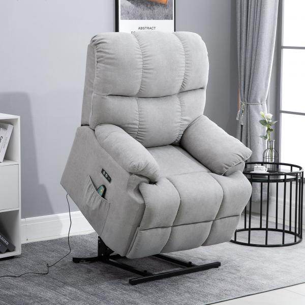 Massagesessel mit Wärmefunktion Flanell 83 cm x 95 cm x 105 cm - Palo24