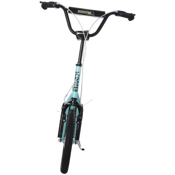 Tretroller Scooter Cityroller Kinder Mädchenroller verstellbar Aluminium Blau - Palo24
