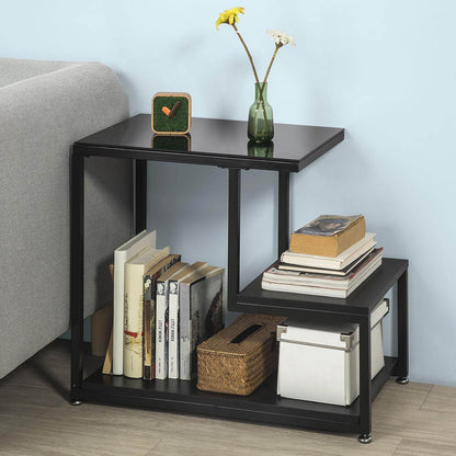 Beistelltisch | Glastisch | Couchtisch Schwarz | FBT65-SCH - Palo24