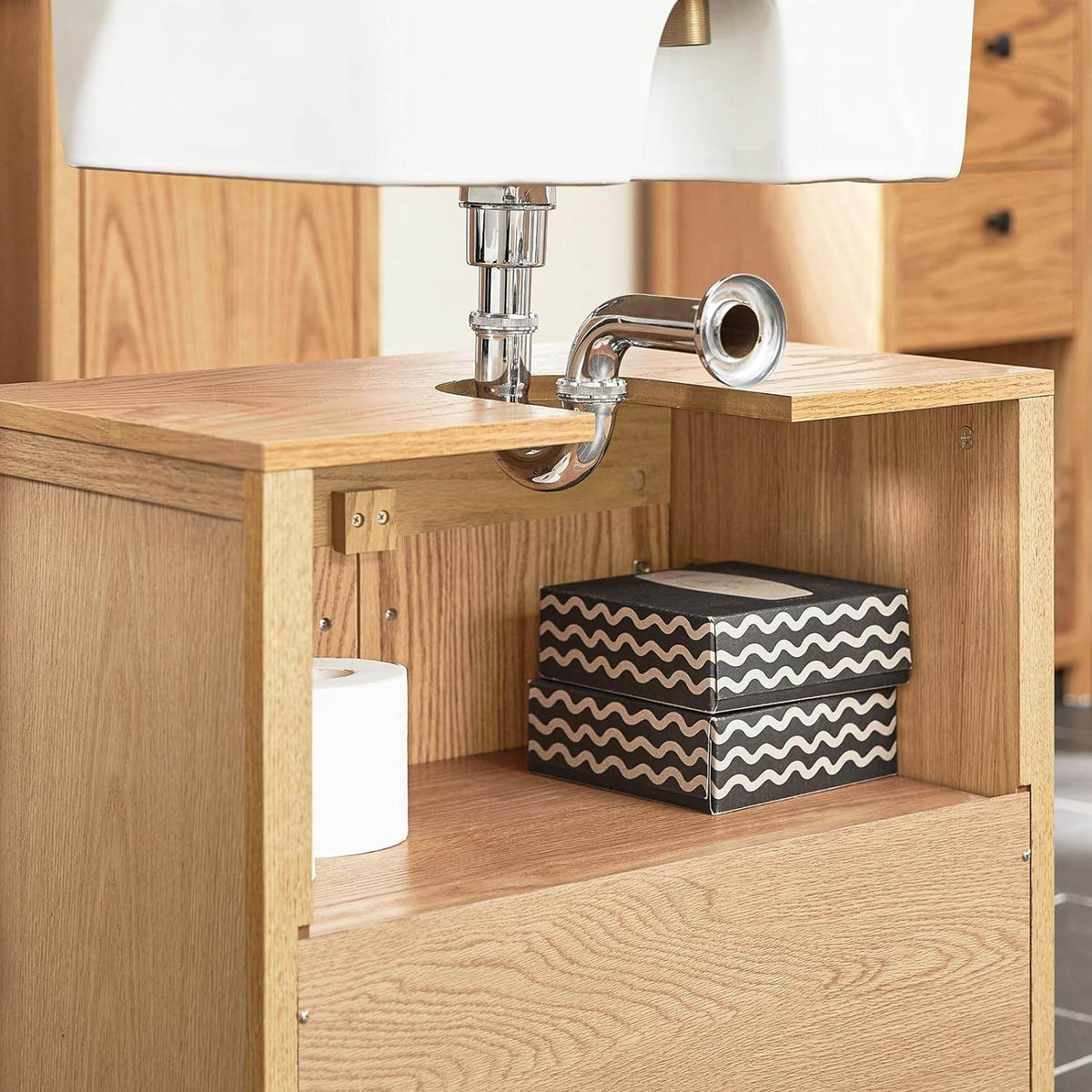 Waschbeckenunterschrank| Badezimmerschrank | Waschtisch | BZR98-N - Palo24