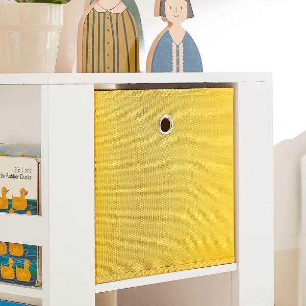 Kinderbücherregal | Spielzeugtruhe | Aufbewahrungsregal Für Kinder | Weiss - Palo24