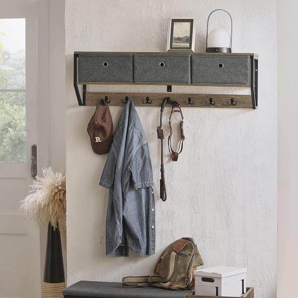 Wandgarderobe | Hängeregal | Flurgarderobe Vintage - Palo24
